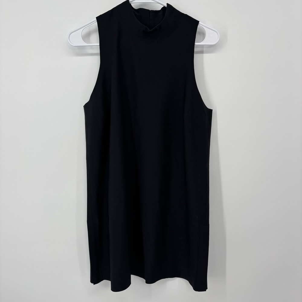 Athleta Interstellar Bike Tunic Top Black Size Small Sleeveless Moisture Wicking